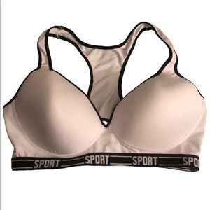 NWOT white sports bra